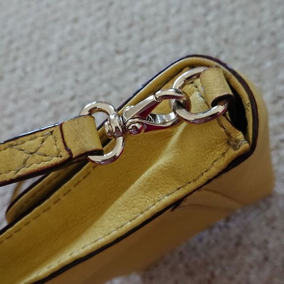 Kate Spade Allen Street Neil Leather Crossboy in Sultan Yellow - Picture 7 of 10